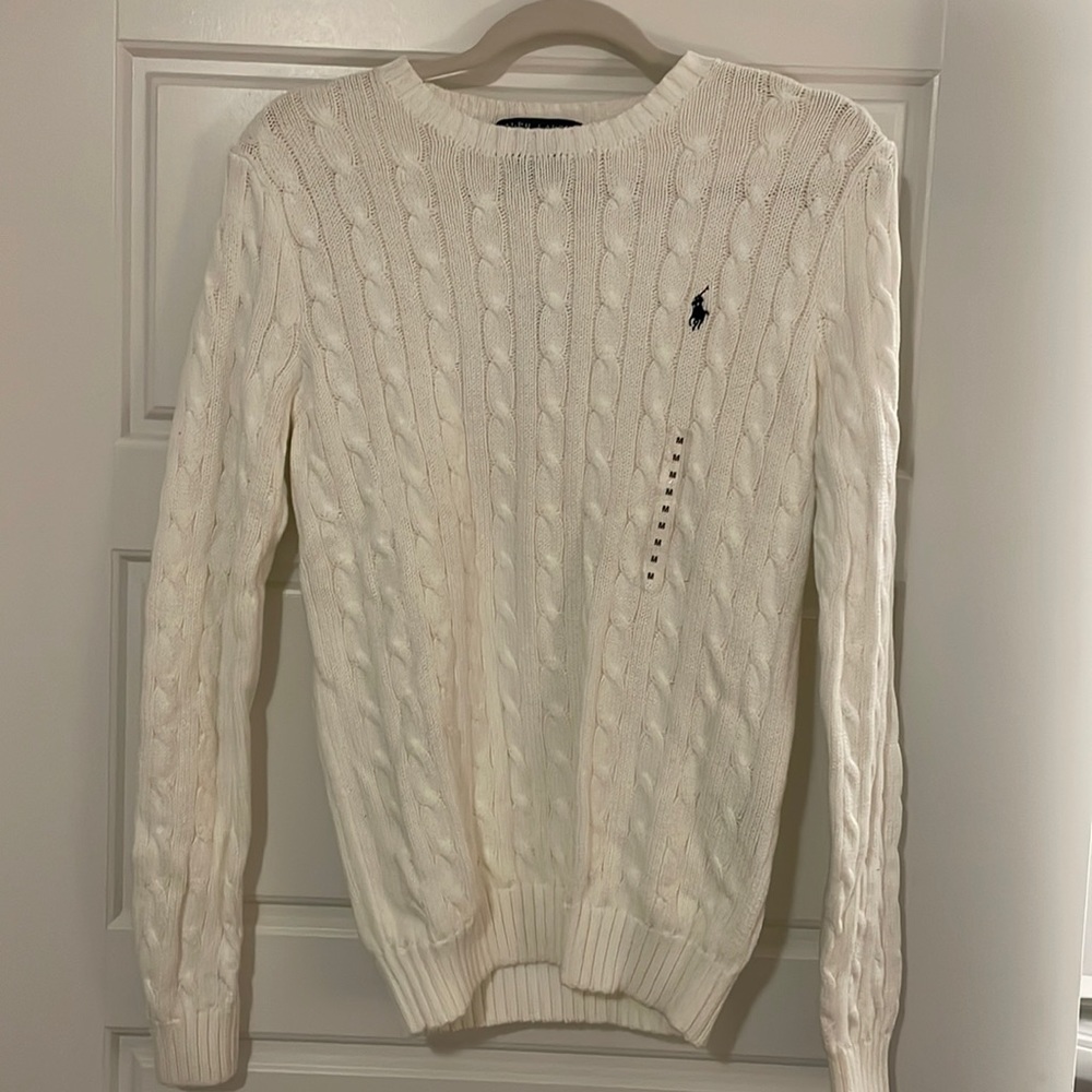 NWT Ralph Lauren Quilted Sweater